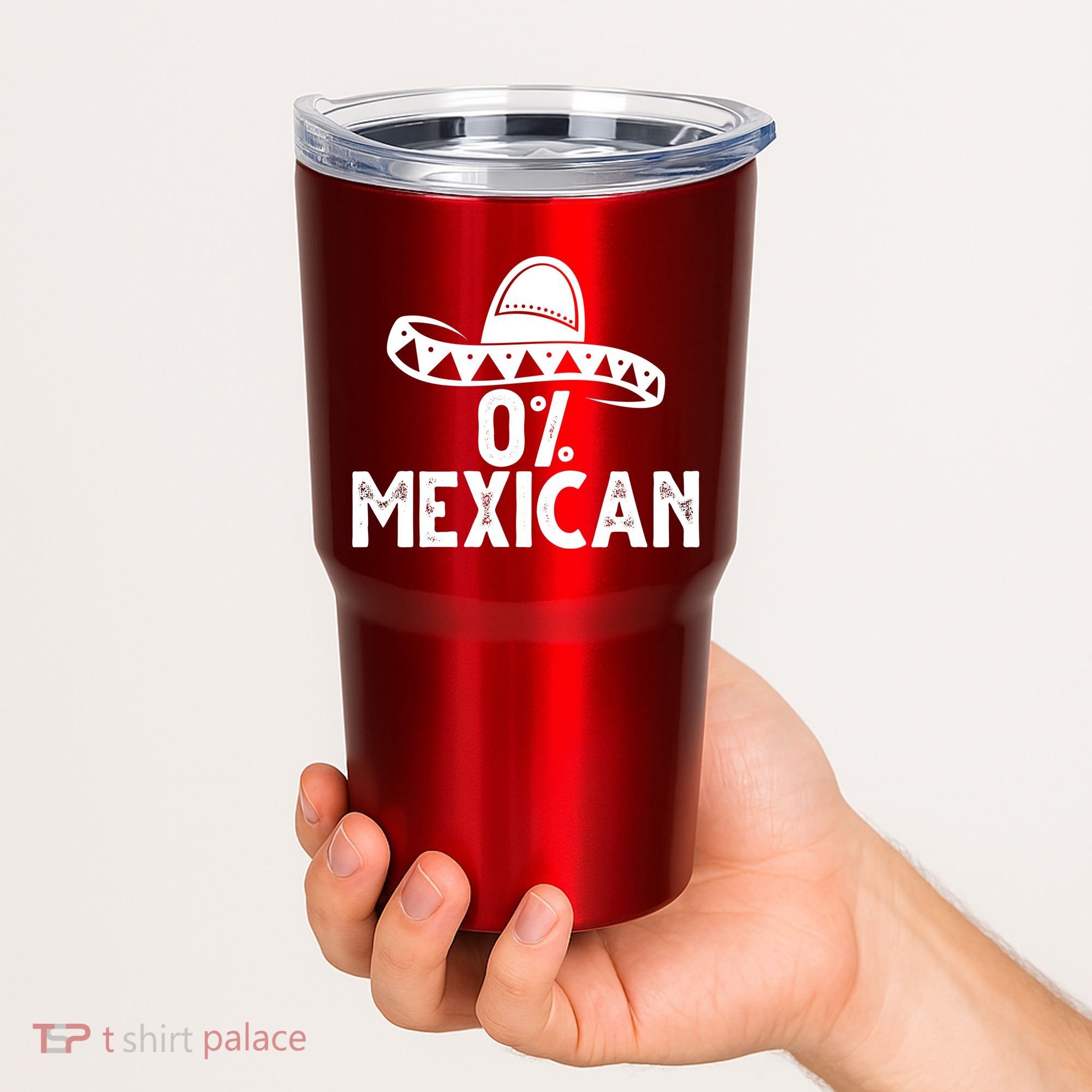 0% Mexican Funny Cinco De Mayo Tumbler