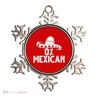 0% Mexican Funny Cinco De Mayo Ornament
