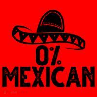 0% Mexican Funny Cinco De Mayo Santa Hat thumb 1