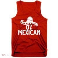 0% Mexican Funny Cinco De Mayo Tank Top thumb 0