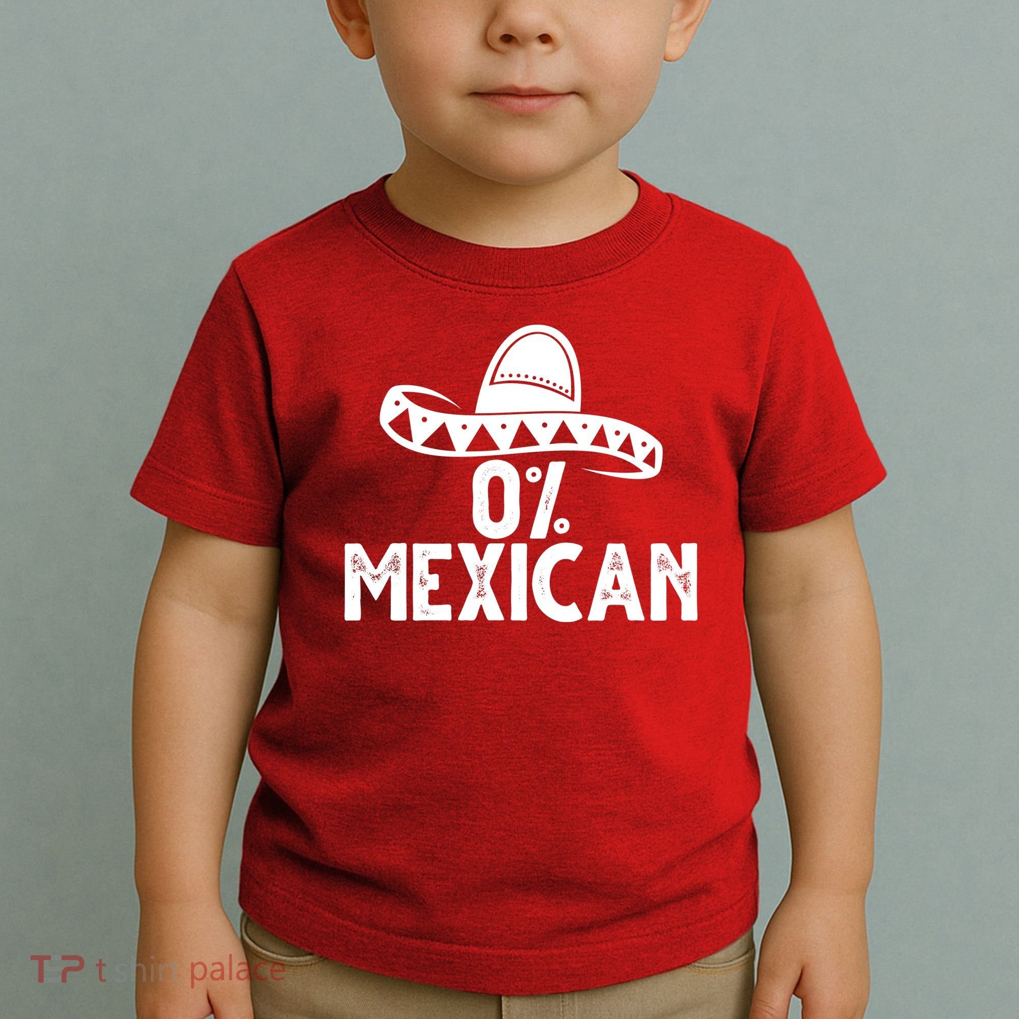 0% Mexican Funny Cinco De Mayo Toddler T-Shirt