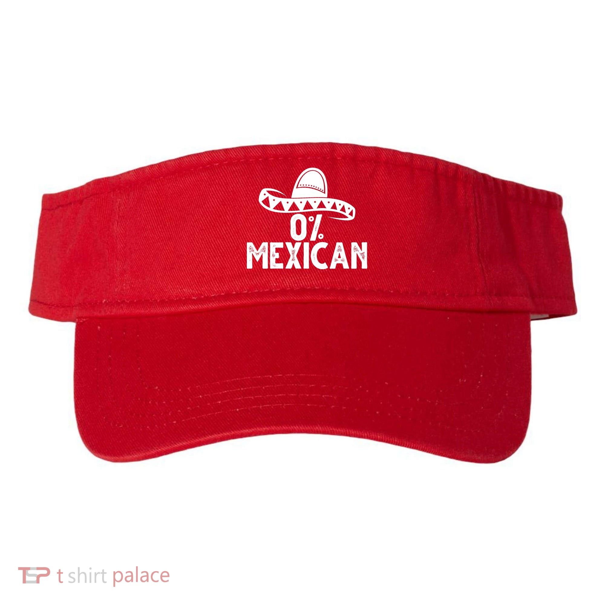 0% Mexican Funny Cinco De Mayo Visor