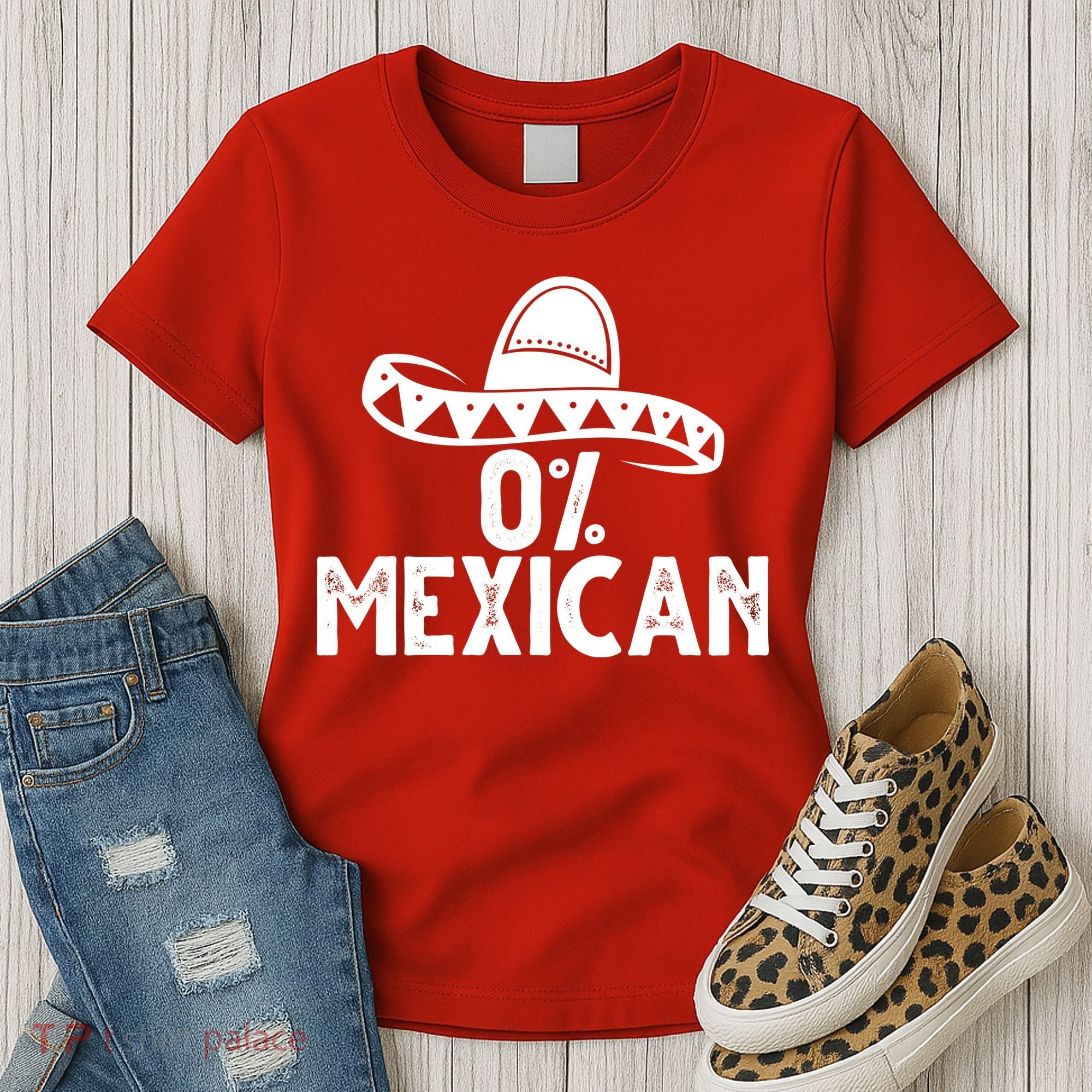 0% Mexican Funny Cinco De Mayo Women's T-Shirt