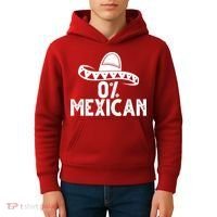0% Mexican Funny Cinco De Mayo Kids Hoodie thumb 4