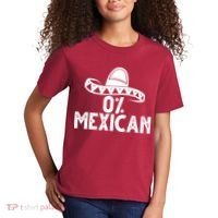 0% Mexican Funny Cinco De Mayo Kids T-Shirt thumb 2