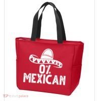 0% Mexican Funny Cinco De Mayo Tote Bag thumb 3