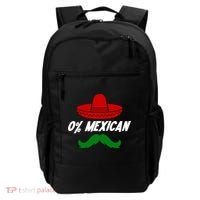 0% Mexican Fiesta Party Cinco De Mayo Funny Backpack thumb 0