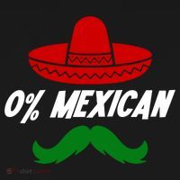 0% Mexican Fiesta Party Cinco De Mayo Funny Toddler Hoodie thumb 2