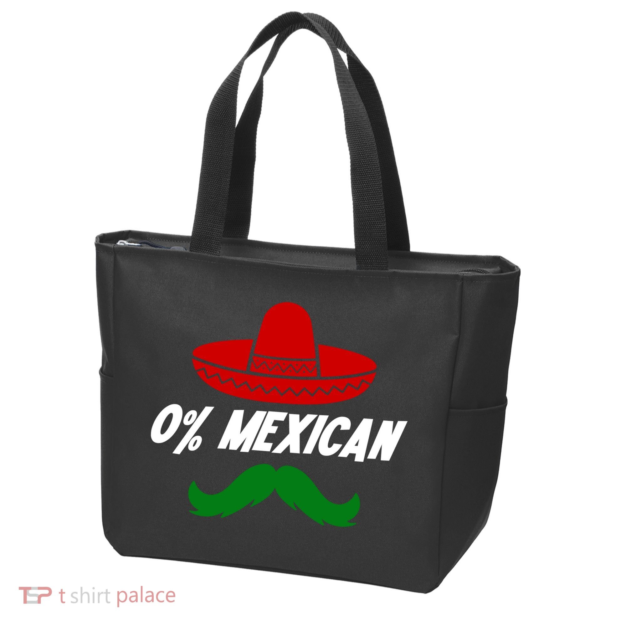 0% Mexican Fiesta Party Cinco De Mayo Funny Tote Bag