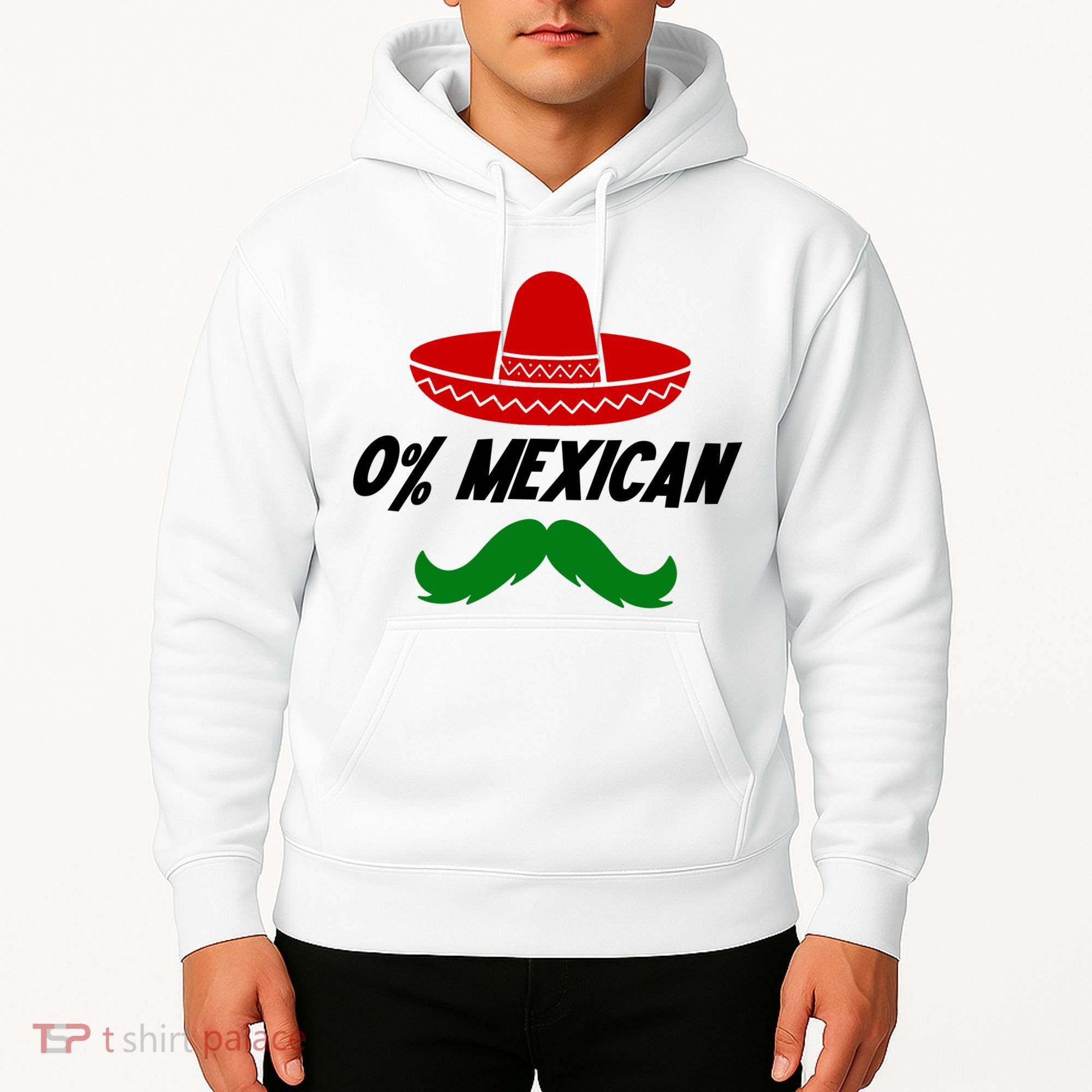 0% Mexican Fiesta Party Cinco De Mayo Funny Hoodie