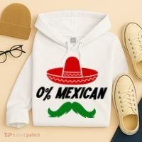 0% Mexican Fiesta Party Cinco De Mayo Funny Hoodie thumb 4