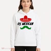 0% Mexican Fiesta Party Cinco De Mayo Funny Hoodie thumb 5