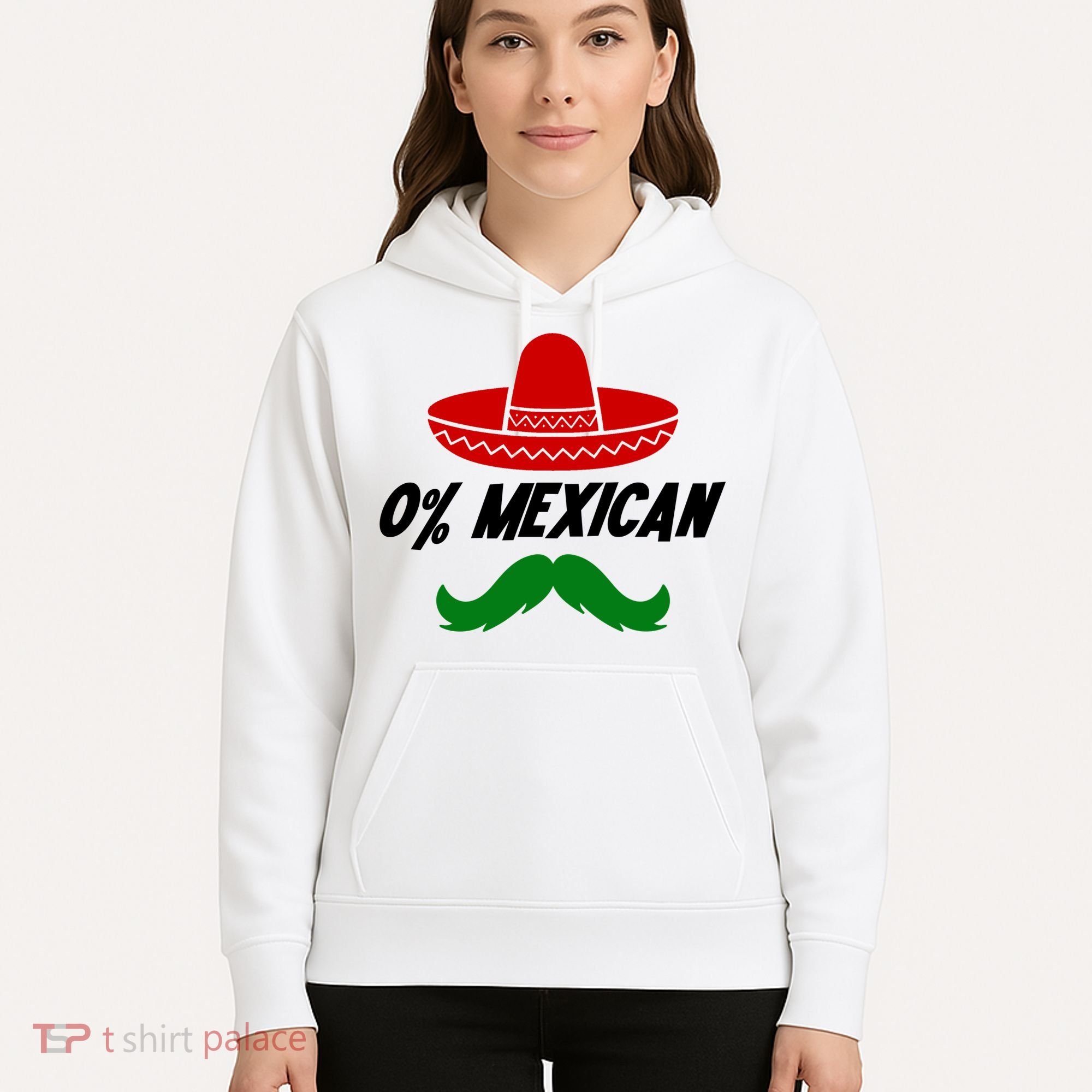0% Mexican Fiesta Party Cinco De Mayo Funny Hoodie