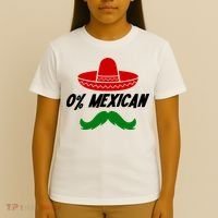 0% Mexican Fiesta Party Cinco De Mayo Funny T-Shirt thumb 4