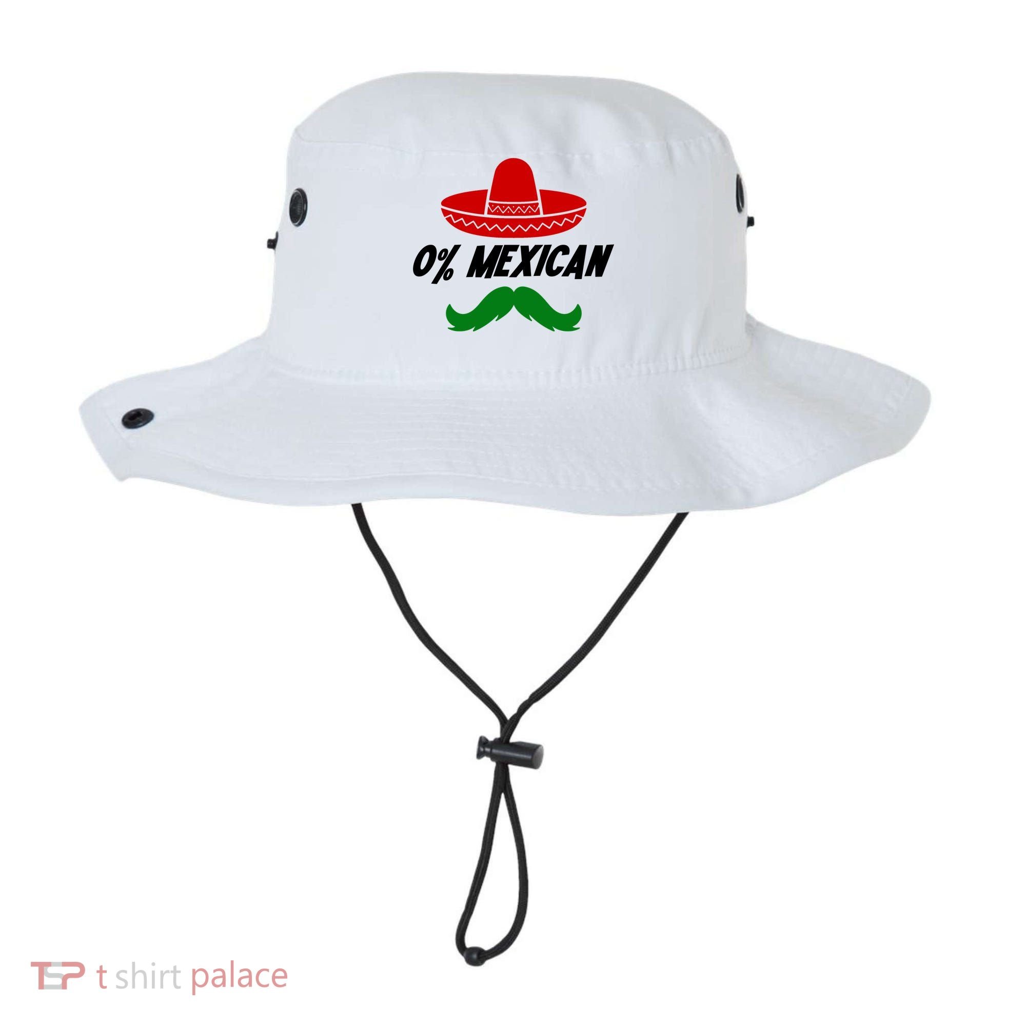 0% Mexican Fiesta Party Cinco De Mayo Funny Bucket Hat