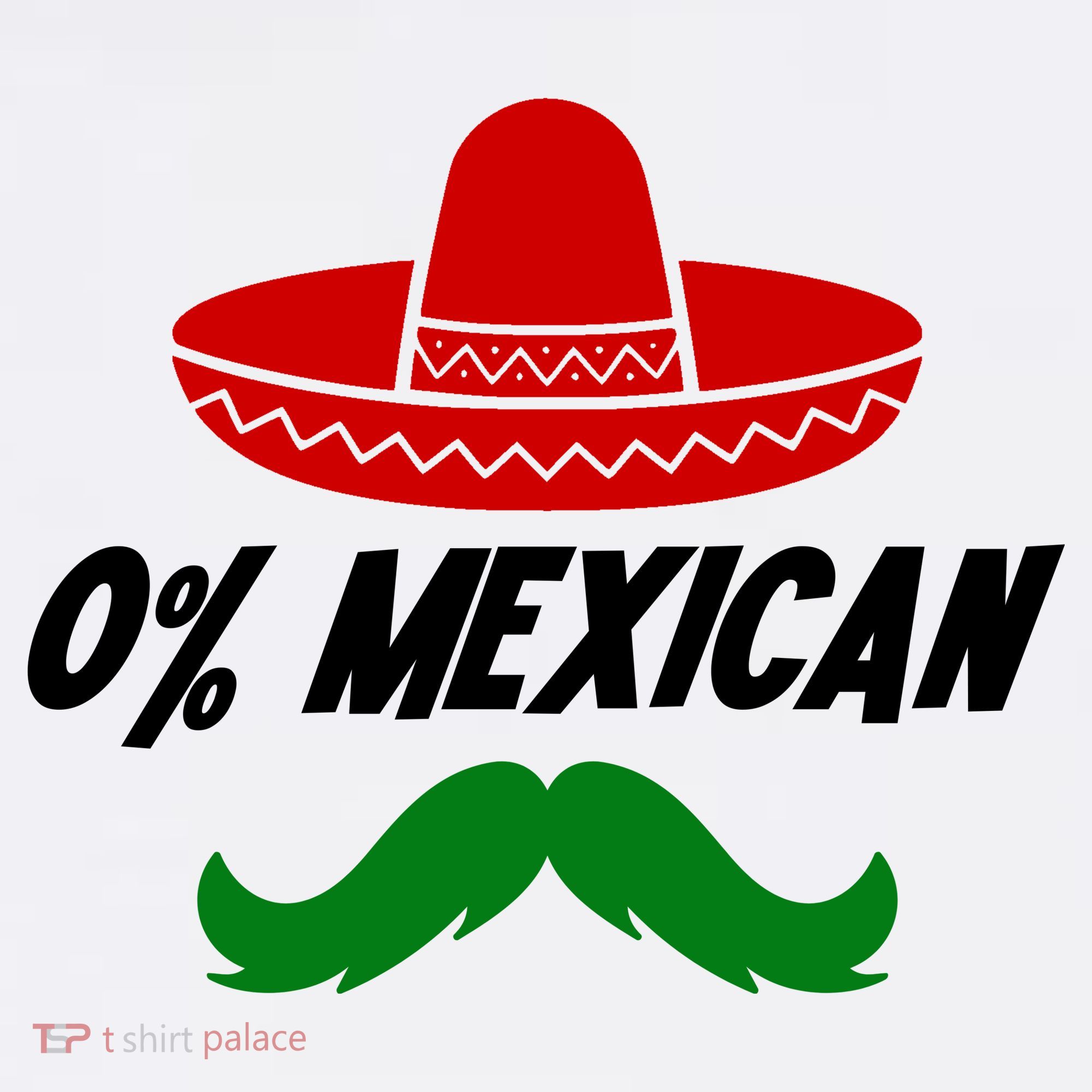 0% Mexican Fiesta Party Cinco De Mayo Funny Mousepad
