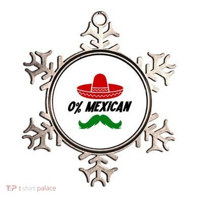 0% Mexican Fiesta Party Cinco De Mayo Funny Ornament
