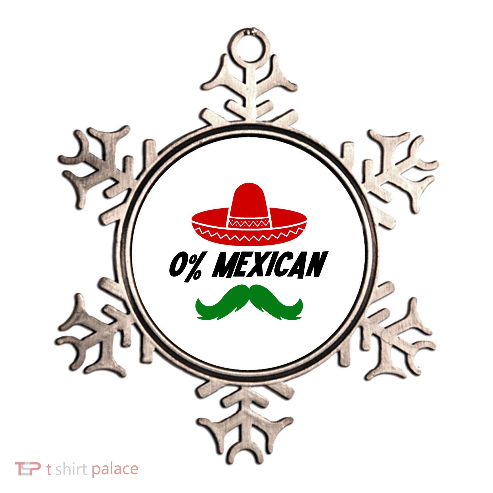 0% Mexican Fiesta Party Cinco De Mayo Funny Ornament