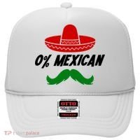 0% Mexican Fiesta Party Cinco De Mayo Funny Hat thumb 0