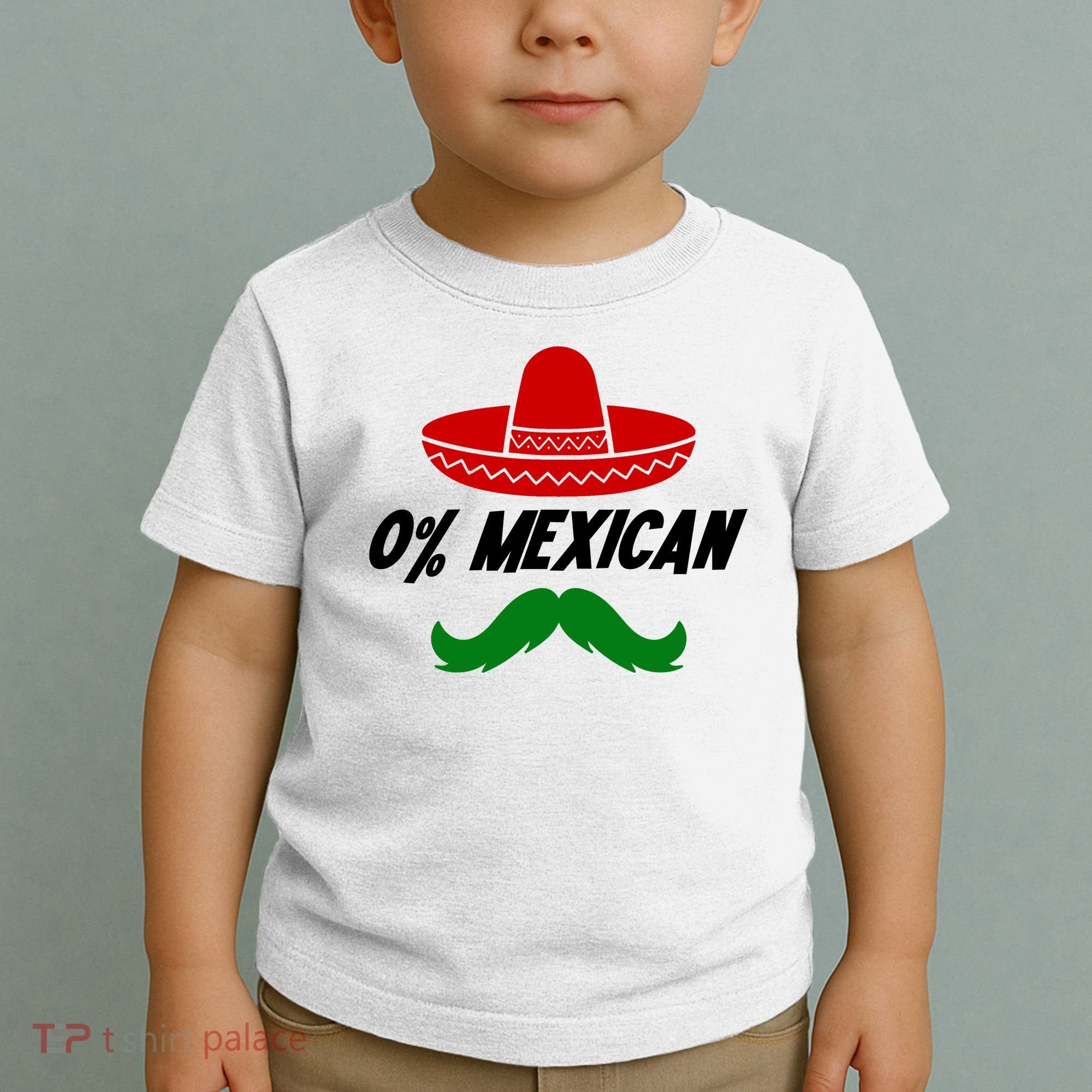0% Mexican Fiesta Party Cinco De Mayo Funny Toddler T-Shirt