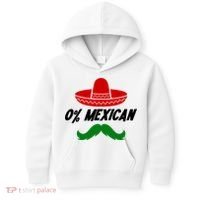 0% Mexican Fiesta Party Cinco De Mayo Funny Kids Hoodie thumb 0