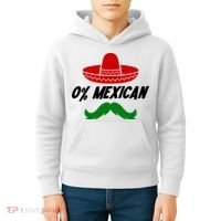0% Mexican Fiesta Party Cinco De Mayo Funny Kids Hoodie thumb 4