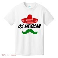 0% Mexican Fiesta Party Cinco De Mayo Funny Kids T-Shirt thumb 0
