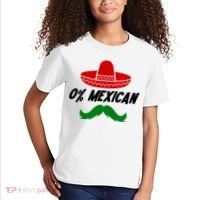 0% Mexican Fiesta Party Cinco De Mayo Funny Kids T-Shirt thumb 2