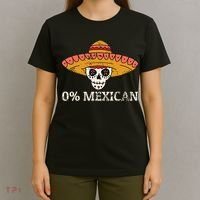0 Mexican Skull Sombrero Vintage T-Shirt thumb 4