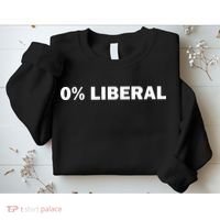0 Percent Liberal Funny Halloween Costume Gift Idea Sweatshirt thumb 2