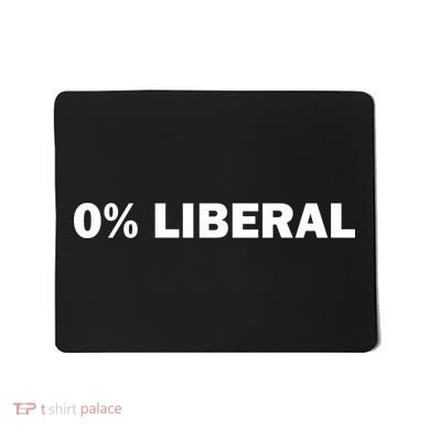 0 Percent Liberal Funny Halloween Costume Gift Idea Mousepad