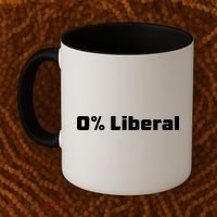 0 Percent Liberal Coffee Mug thumb 2