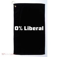 0 Percent Liberal Golf Towel thumb 0
