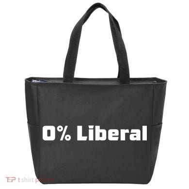 0 Percent Liberal Tote Bag