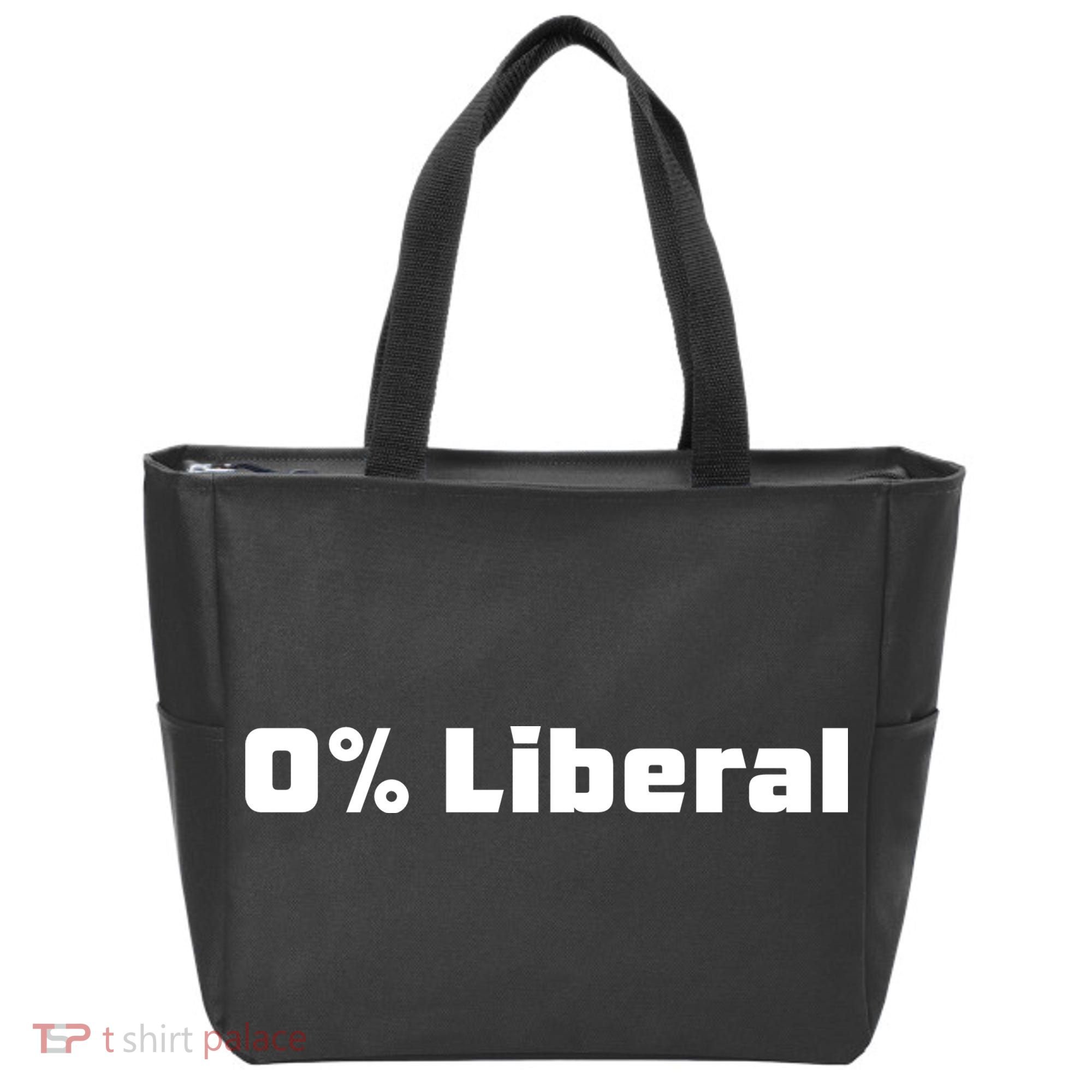 0 Percent Liberal Tote Bag