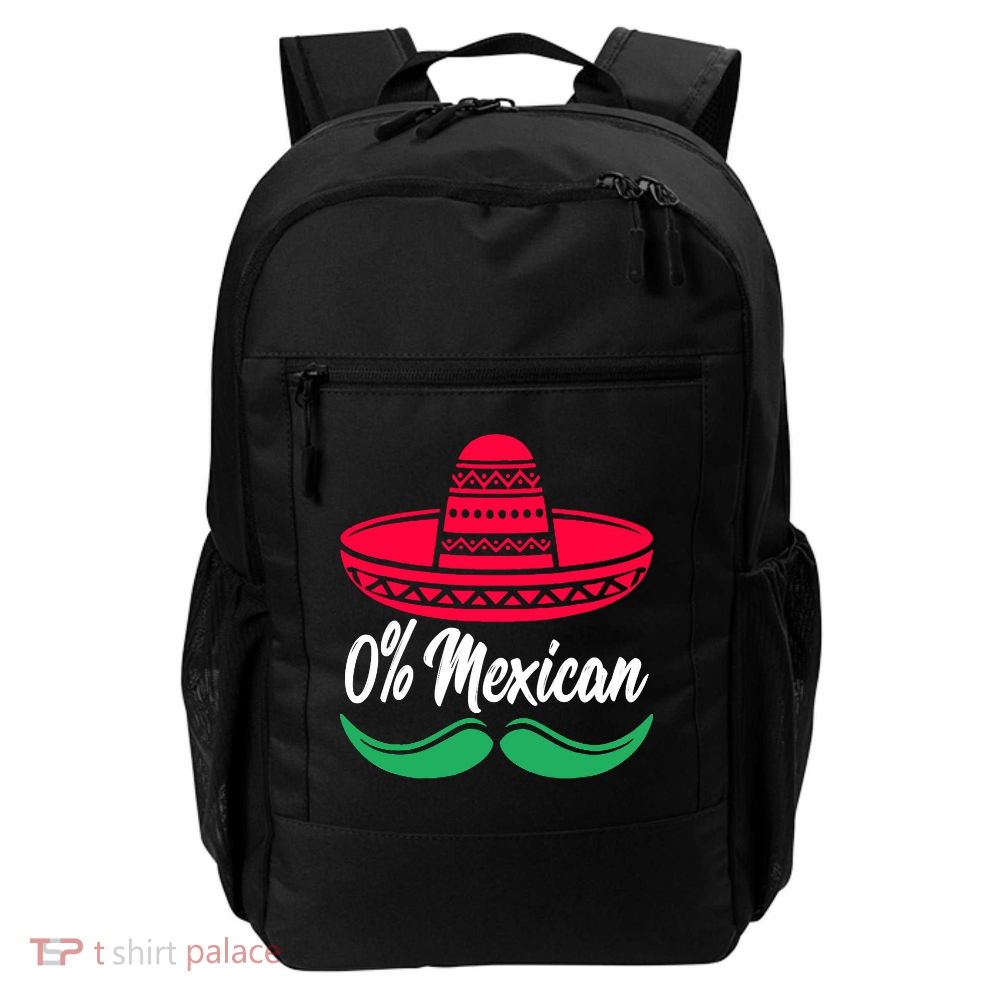 0 Percent Mexican Funny Backpack
