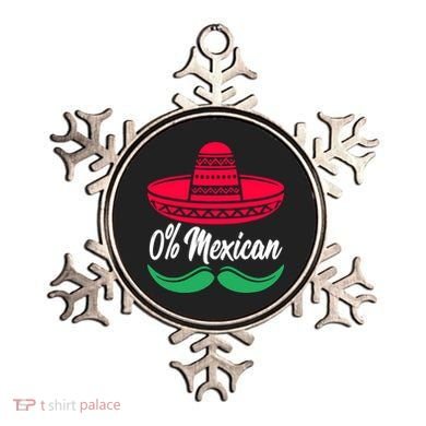 0 Percent Mexican Funny Ornament