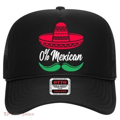 0 Percent Mexican Funny Hat