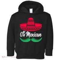 0 Percent Mexican Funny Toddler Hoodie thumb 0