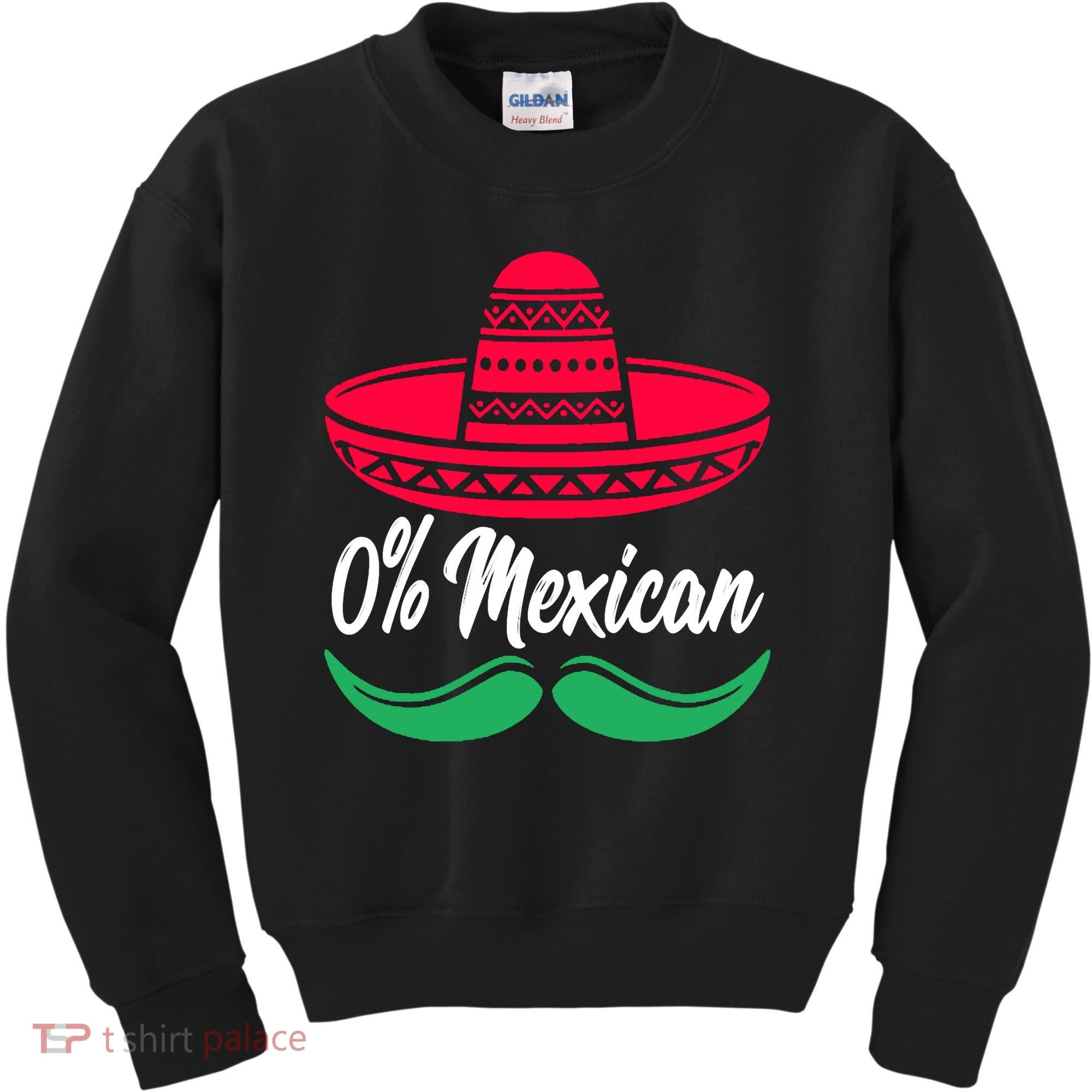 0 Percent Mexican Funny Kids Sweatshirt
