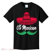 0 Percent Mexican Funny Kids T-Shirt thumb 0
