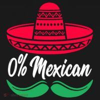0 Percent Mexican Funny Kids T-Shirt thumb 4