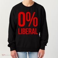 0% Zero Percent Liberal Conservative Women's Sweatshirt thumb 0