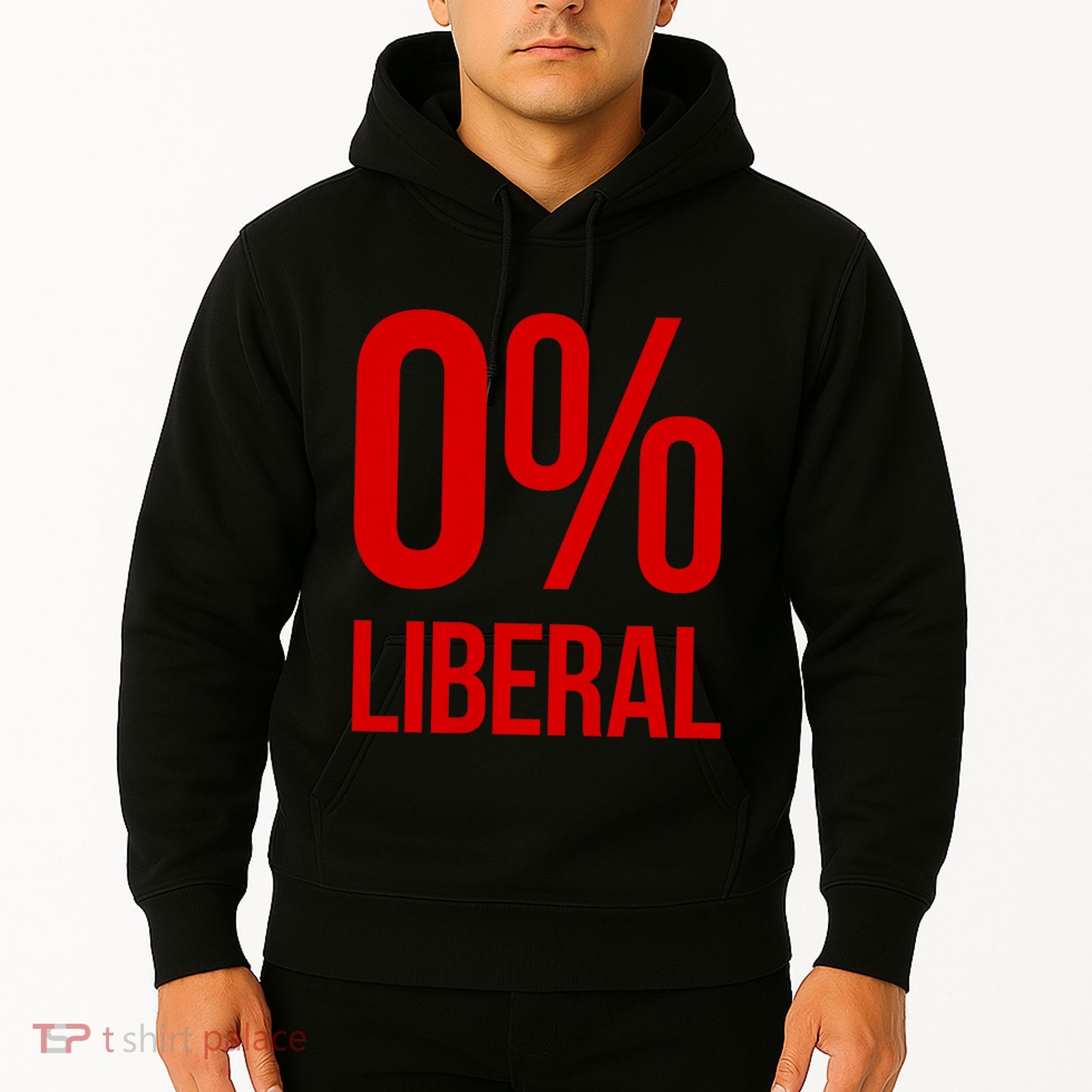 0% Zero Percent Liberal Conservative Hoodie