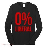 0% Zero Percent Liberal Conservative Long Sleeve Shirt thumb 0