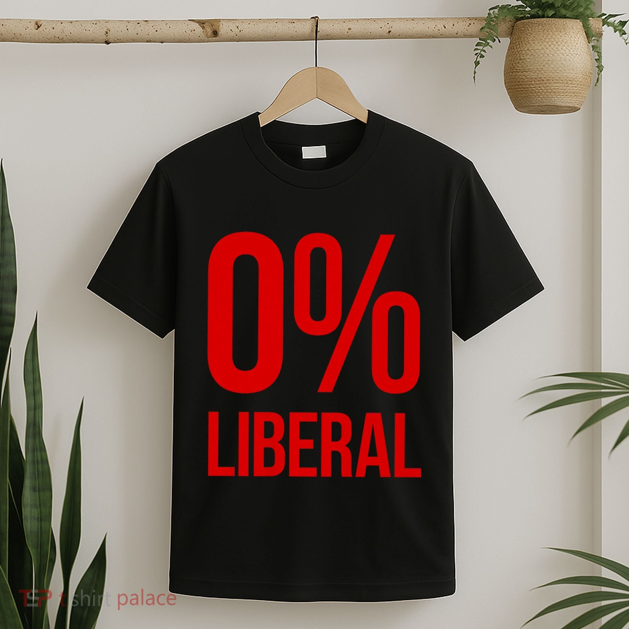 0% Zero Percent Liberal Conservative T-Shirt