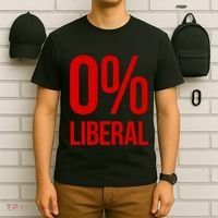 0% Zero Percent Liberal Conservative T-Shirt thumb 6