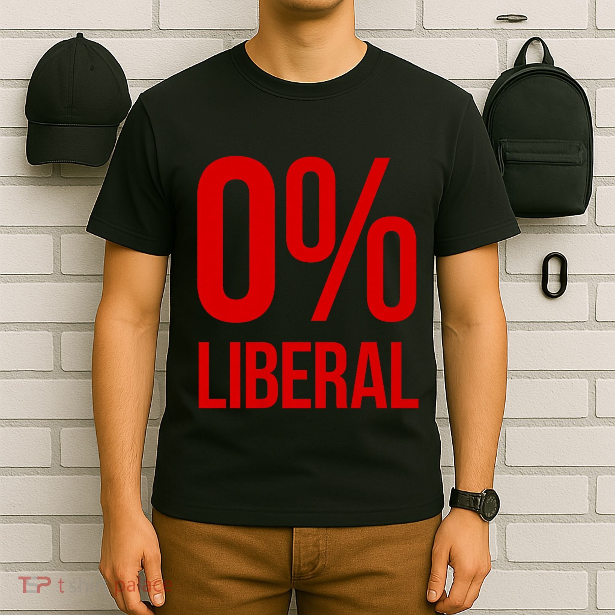0% Zero Percent Liberal Conservative T-Shirt