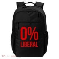 0% Zero Percent Liberal Conservative Backpack thumb 0