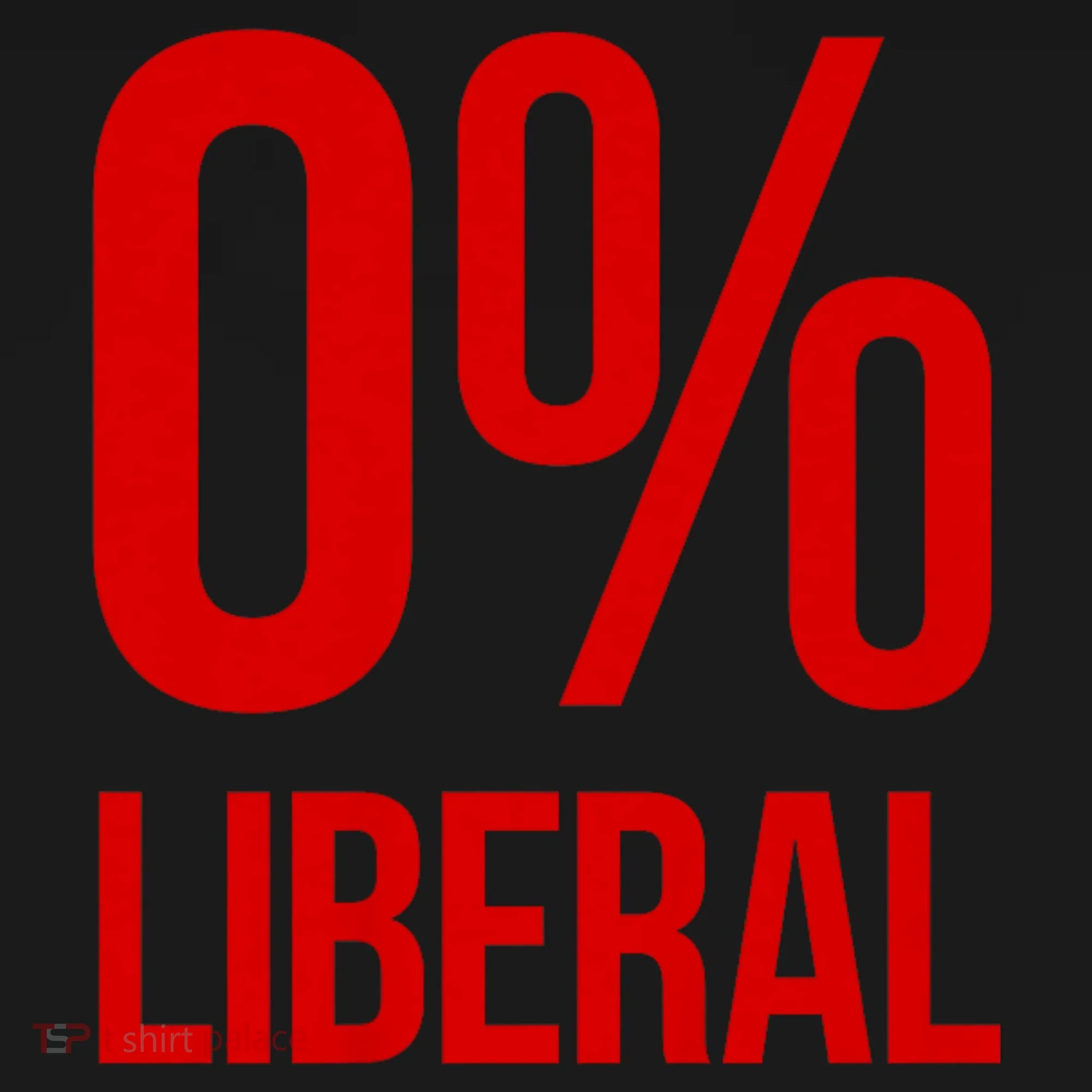 0% Zero Percent Liberal Conservative Women's Hoodie